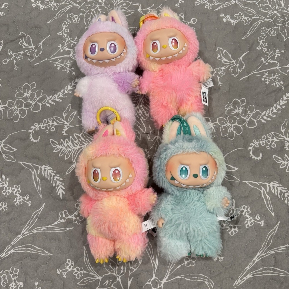 Pop Mart The Monsters Labubu Big Into Energy Authentic Lot Of 4